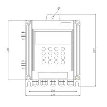 China Clamp on Ultrasonic Flowmeter Wireless Water Wall Mounted Flow Meter with RS485